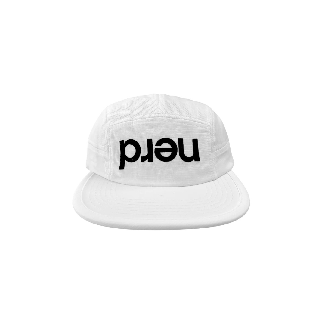 nerd belt Hat White (Flipped)