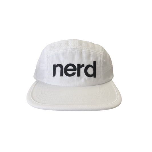 nerd hat white
